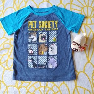 The secret Life of Pets shirt with Ty Mel beanie